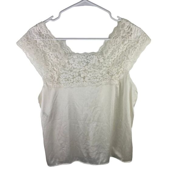 Vintage Collections Etc. Size Large Lace Lingerie Top‎ (Lot 2) Cream and Black - Picture 6 of 13